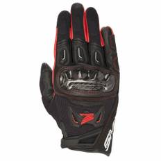 Alpinestars SMX-2 Air Carbon V2 Honda Handschuhe, schwarz-rot