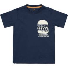 The New Tnneely S_S Tee Stl. 134-140 cm/9-10 år pojkar - Kortärmade T-shirts Från Magasin - Mood Indigo (134-140 cm/9-10 år)