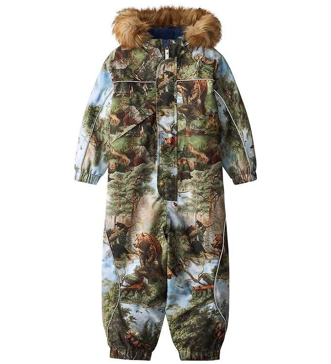 Molo Flyverdragt - Polaris Fur - Forest Art - Molo - 5 år (110) - Flyverdragt