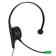 Kabelanslutet Gamingheadset med Mikrofon, 3,5 Mm Plugg Single Ear Clear Sound Noise Canceling Mic 120° Justerbar Mikrofonbom, för PC för för One