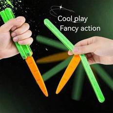 Snygg Balisong - Stresslindrande leksak - Fidget-leksak - Scenrekvisita - Perfekt leksak - Mycket realistisk - Ornament - Julklapp - Födelsedagspresen - Multifärgad (Cool fjärilskniv)