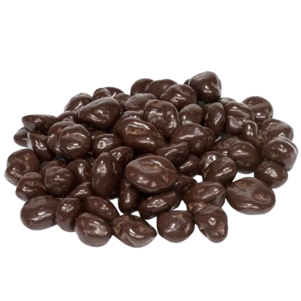 Kaffebønner med chokoladeovertræk
