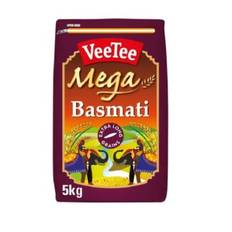 Veetee Mega Basmati Extra Long Rice 5 kg