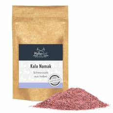 Original "Kala Namak" Steinsalz aus Indien fein, naturbelassenes Gourmetsalz/Schwarzsalz mit hohem Schwefelgehalt, 250g - Pfefferdieb®