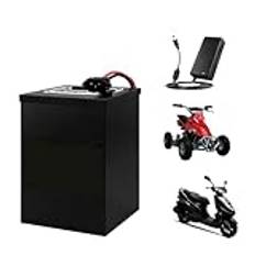 HJGHY 60V elcykelbatteri 60V Litium LiFePO4-batteri 60V 16Ah 18Ah 20Ah 25Ah 30Ah 45Ah 50Ah Litiumbatteri för elmotorcykelmotor,60v,20Ah