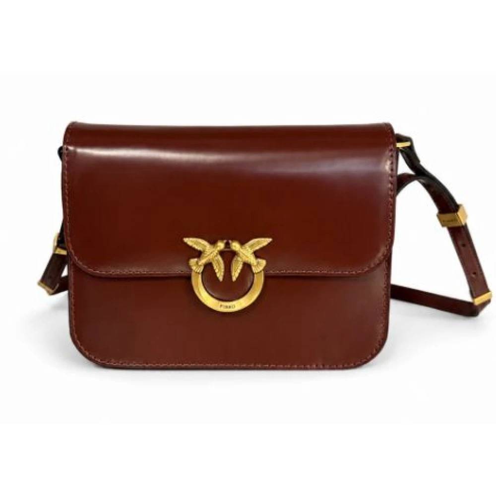 PINKO Boxy Bag Big - Tasker - Dame - Brun - ONE SIZE -