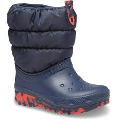 Crocs Girls Classic Neo Lined Puffer Winter Boots UK Size 13 (EU 30-31)