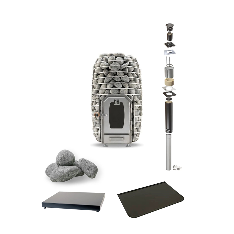 Bastuugn Hive Wood Paket HUUM