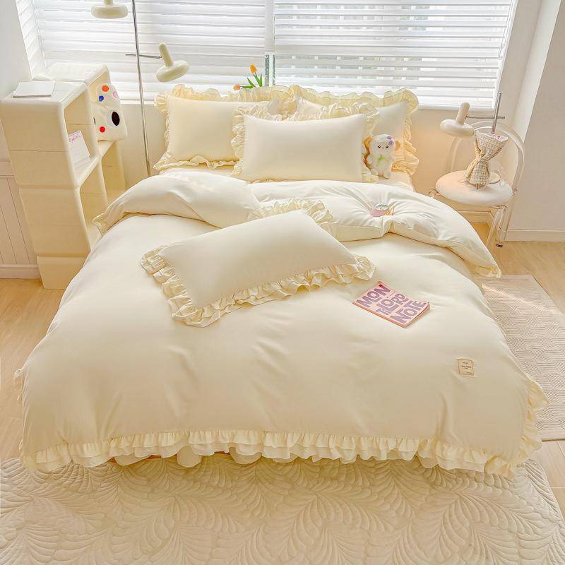 Ny Sängklädesset Europeiskt Enkelt Storfamiljsset Stort Påslakan Hem Bekvämt Påslakan Örngott Lakan S 3pcs 150x210cm