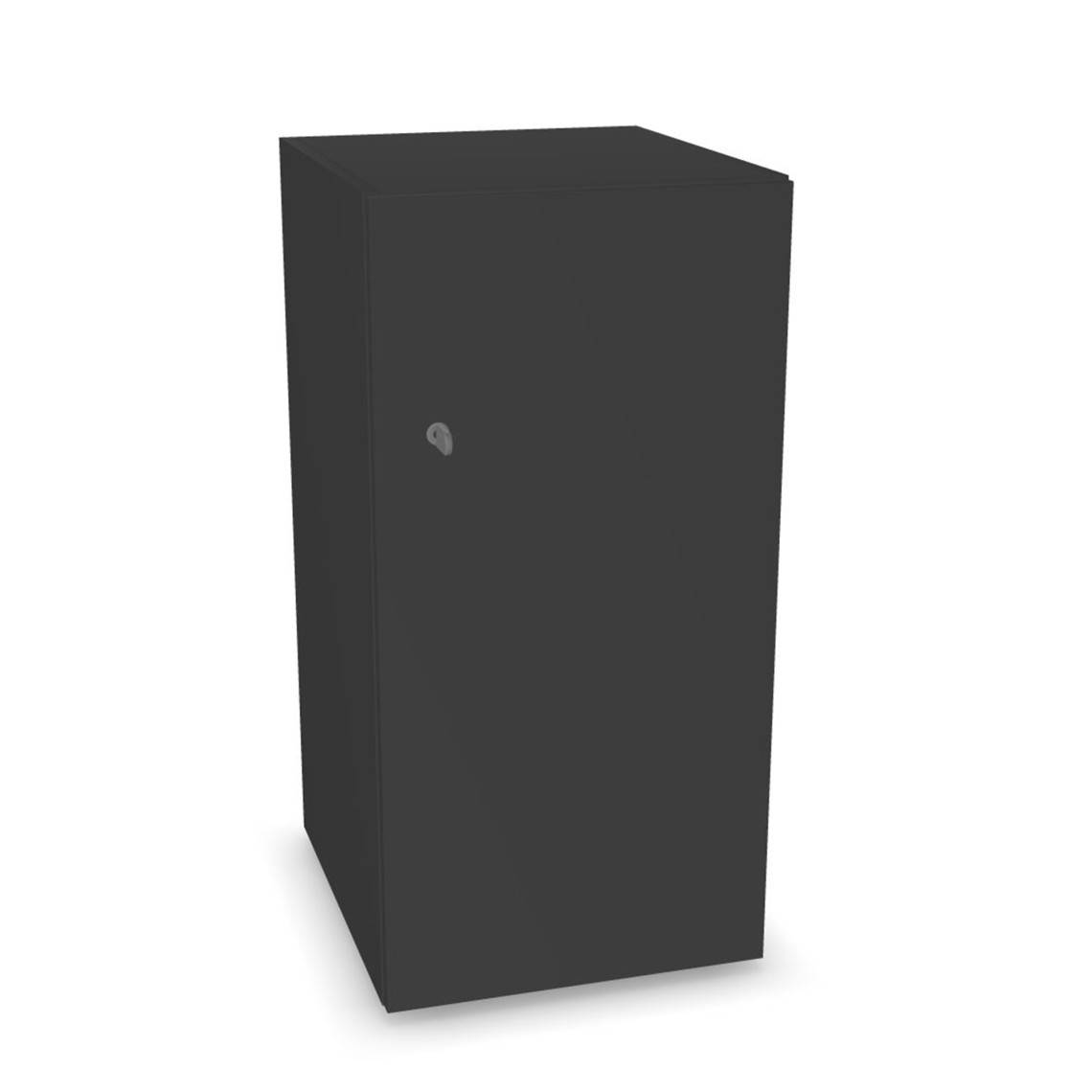 Skåp Choice - 1 dörr, Färg Dark Grey / Dark Grey