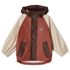 Kuling Edinburgh Blockfärgad Återvunnen Regnjacka Warm Sienna/Brown 86/92 cm  Brun  86/92 cm  Unisex