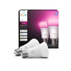 E27 - Philips Hue Color and White Ambiance 1100lm LED pære 2-pak (NY 2025 MODEL)