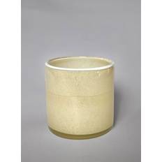 Ljuslykta M - Harmony (beige/vit) (Storlek: 10 x 10 cm)