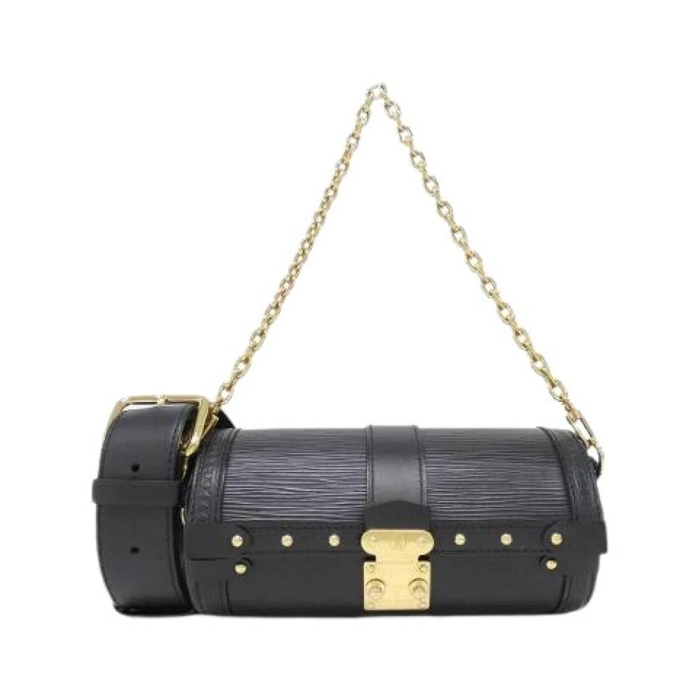 Louis Vuitton Vintage Pre-owned Epi Papillon Trunk Calf Shoulder Bag - Vintage - Dame - Sort - ONE SIZE - Uld