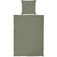 Mette Ditmer - MINI-sengesæt - Pine green/Tan - W140 x L220 cm