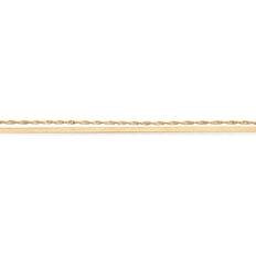 Scrouples Armbånd magic/singapore i forgyldt 17+2 cm