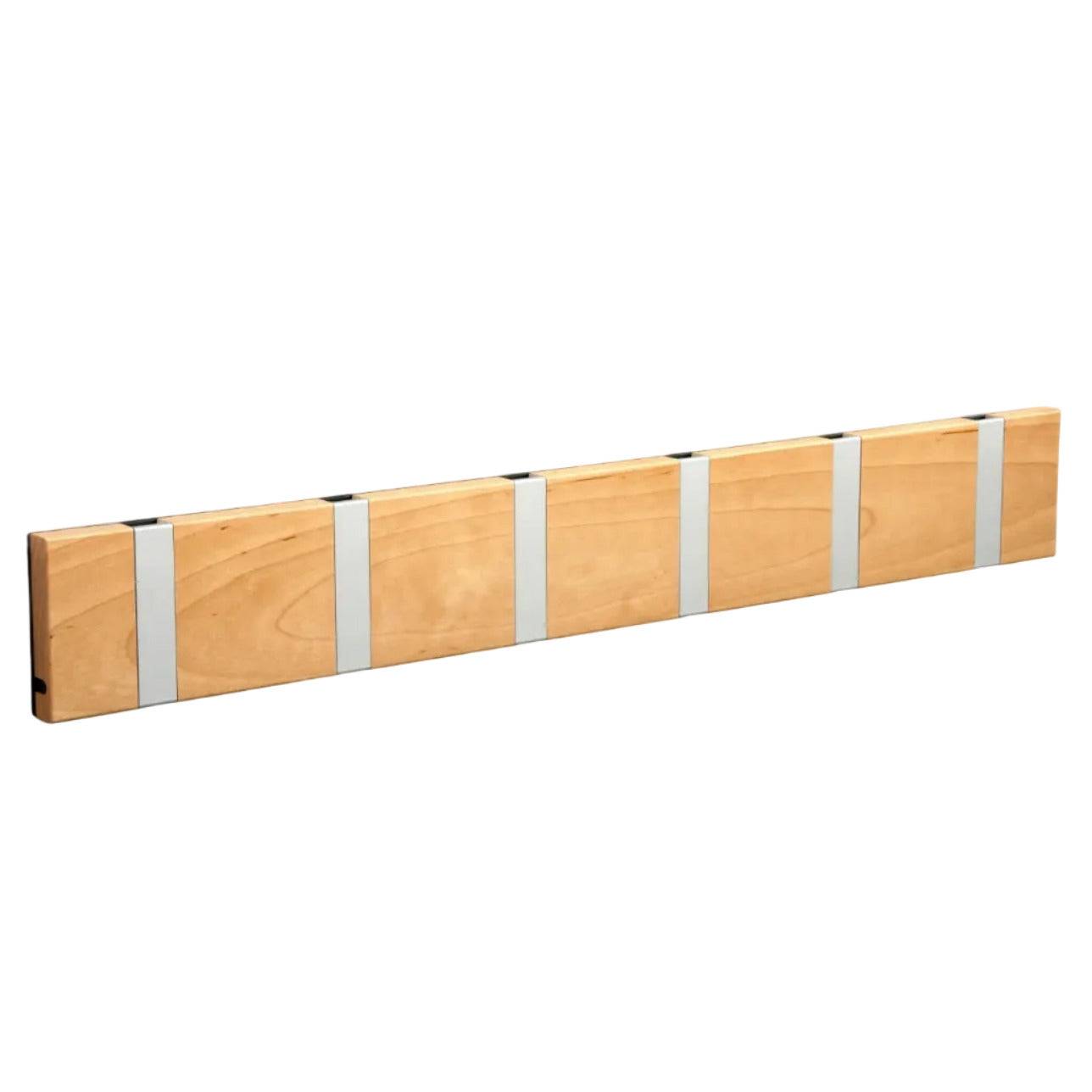 Knax - Knax 6 knagerække - Lakeret birk / Aluminium