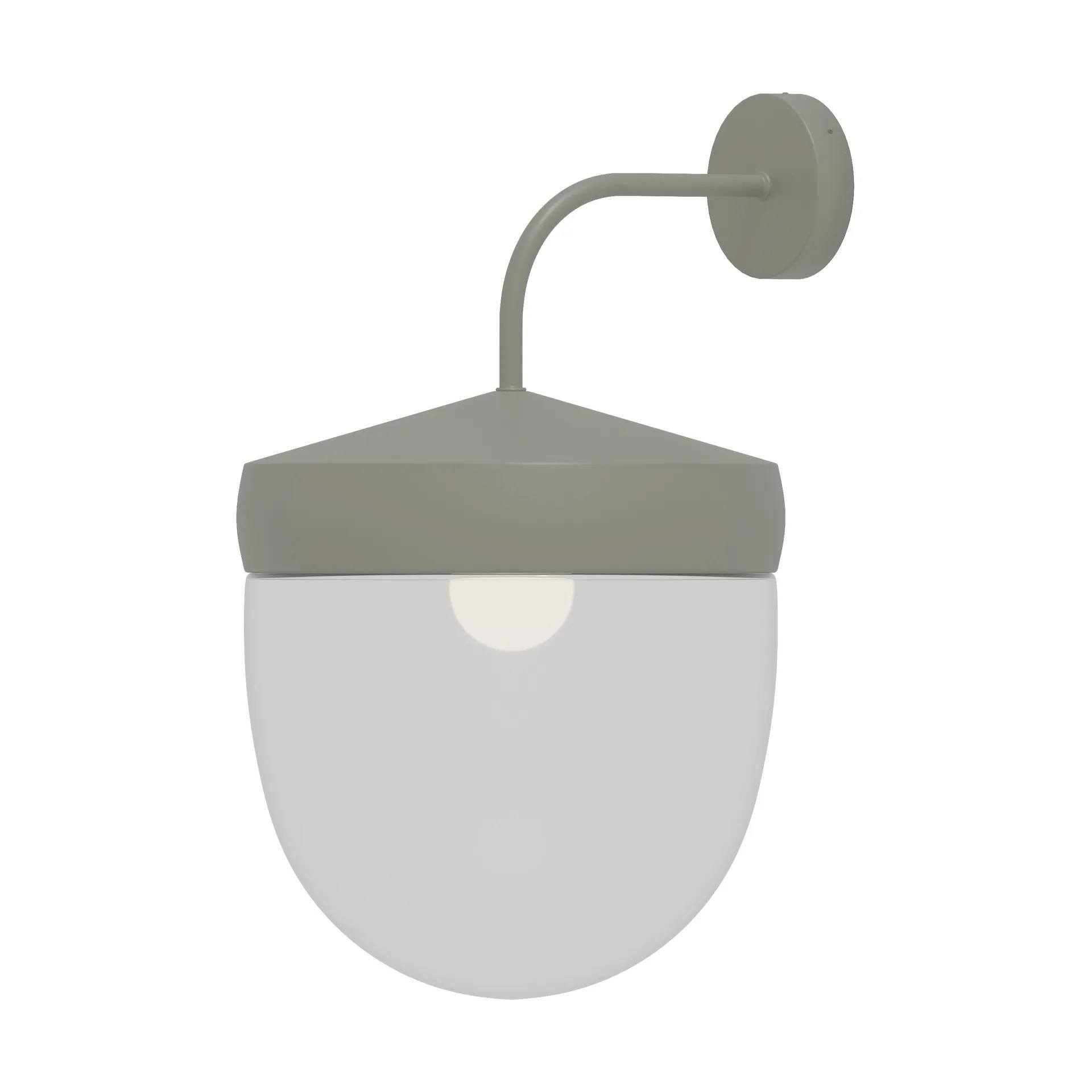 Noon Pan vägglampa klar 30 cm Grå