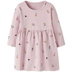 Name It Kjole - NbfVandora - Burnished Lilac/Flowers - Name It - 56 - Kjole