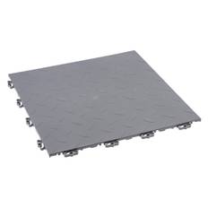 PELA Garagegolv Durk, stengrå, 38x38 cm, 2 m²