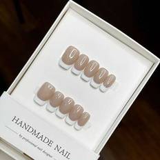 10 stycken handgjorda nagelkonst, press-on naglar, nageltillbehör, sommarnaglar, press-on nageltippar, handgjorda press-on naglar, vårkorta press-on n - Multifärgad