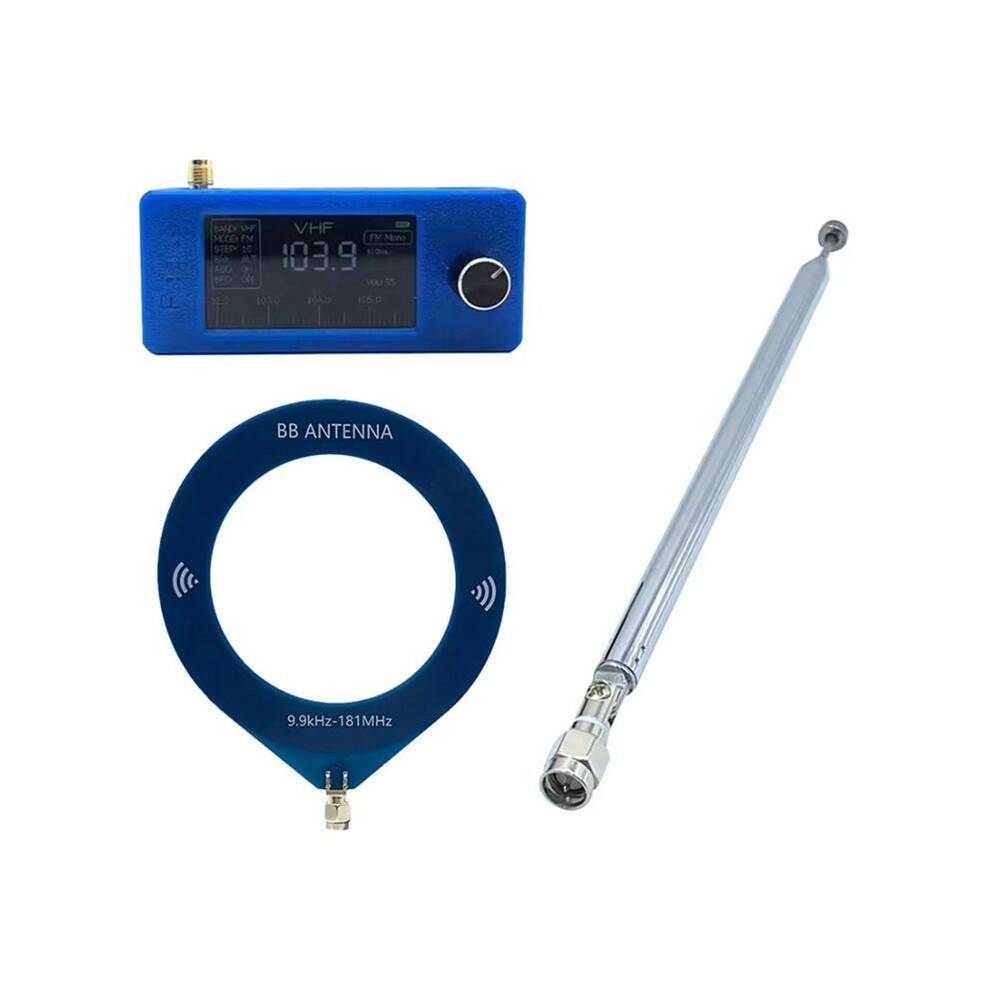 SI4732 0,5-108mhz Bärbar Radio LSB USB AM FM FM/AM-Radio med 2st Antenn All Band Radio Receiver