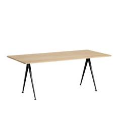 HAY Pyramid Table 02 - 190x85cm - Eg Matlak/Sort