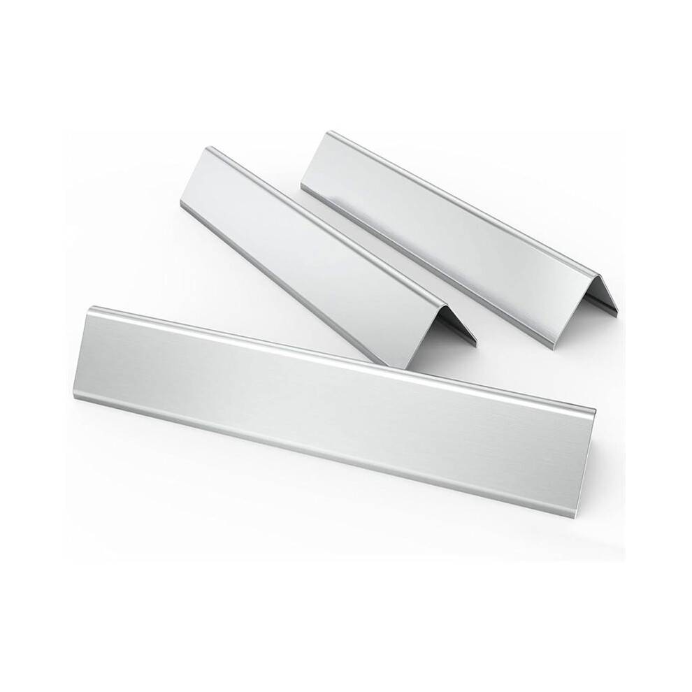 7635 15.3" Flavorizer Bars for Spirit E210, E220,with Front Control, Stainless Steel Heat Plate Grill Parts,3 Pack