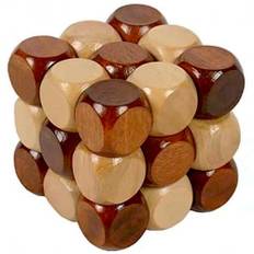 Wood Snake Cube Puzzle