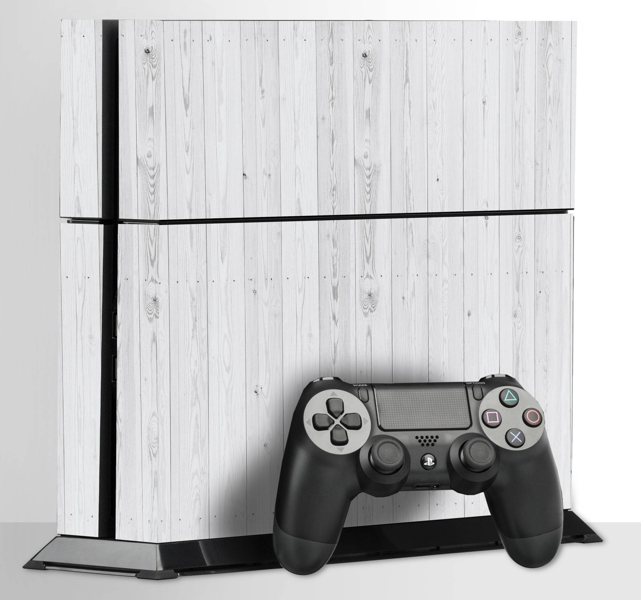 Vit textur ps4 hud klistermärke