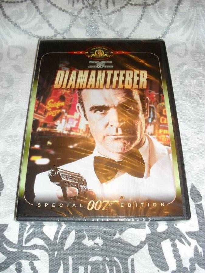 James Bond - Diamantfeber (1971) NY INPLASTAD DVD Sean Connery