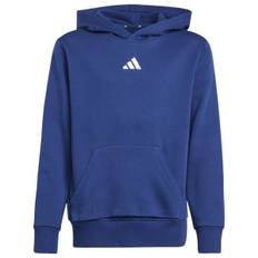 adidas Kid's Small Logo Fleece Hoodie 225 Munkjacka Barn Storlek 176 Färg blå