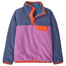 Patagonia Boy's Lightweight Synchilla Snap-T Pullover Fleecesweatere Børn størrelse XXL farve blå