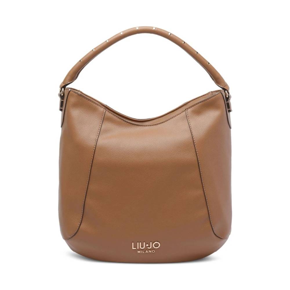 Liu Jo Stud Embellished Panelled Top Handle Taske - Tasker - Dame - Brun - ONE SIZE -