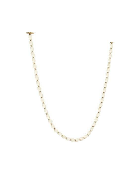 Collier Alabaster 132 Chandelier Antique Brass 2700K