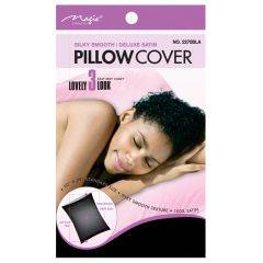 Magic-Satin Pillow Cover Black 47x66 cm