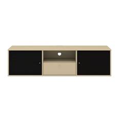 Mistral Modul 232 AV Skåp m. Dörrar och Låda Beige 99/Black