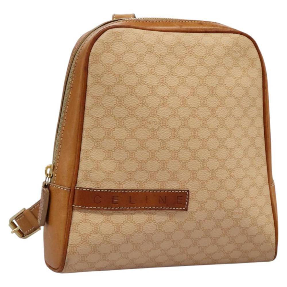Celine Vintage Backpack Stl. - Ryggsäkar Från Magasin - Beige (W 21cm x H 22cm x D 6cm)