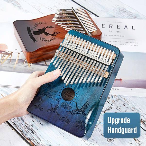 Kalimba 17 tangenter Mahogny Tumme Piano Mbira Musikinstrument Afrika Finger Piano Teclado Instrumento