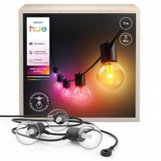 Philips Hue Festavia globe ljusslinga för utomhusbruk, 7 m