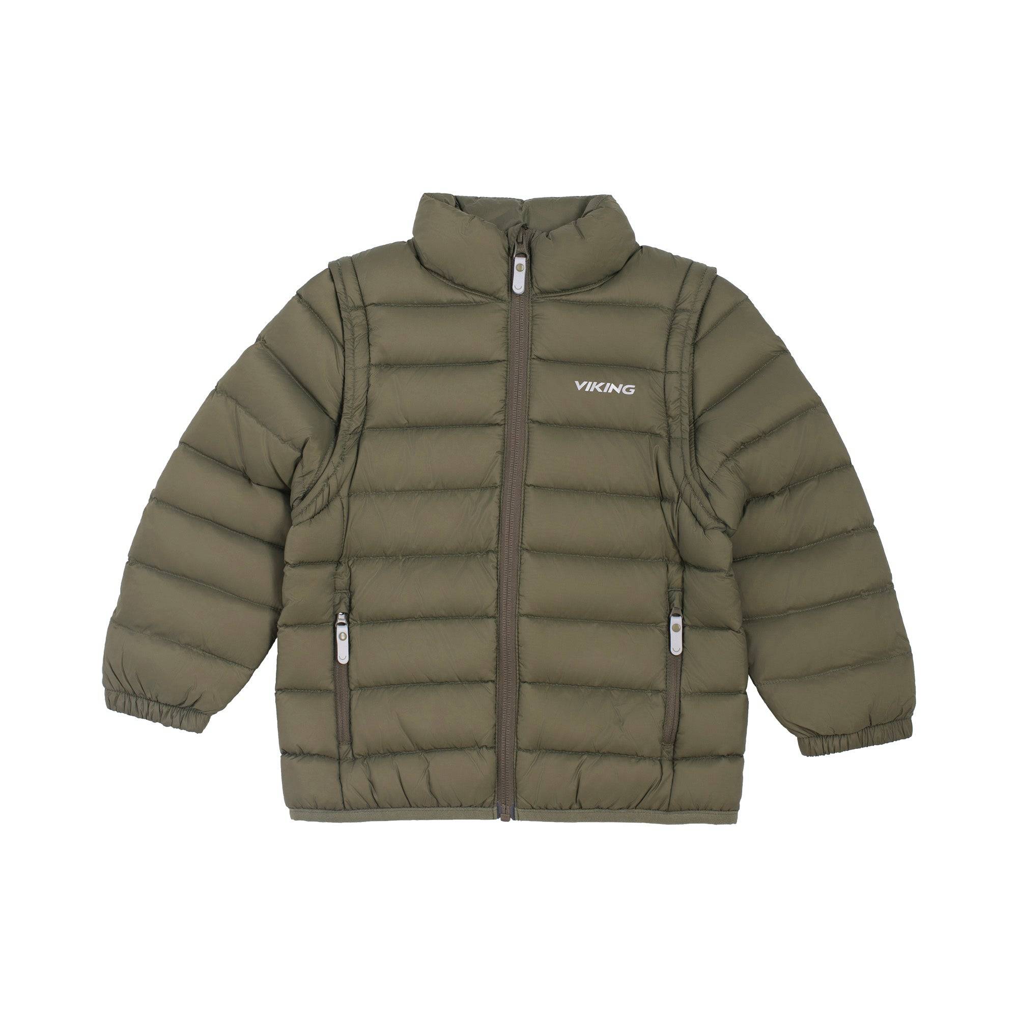 Viking Aery Light Down Jacket Dunjakke Børn - Olive - Olive / 116