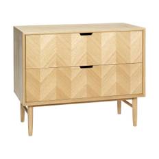 Hübsch Herringbone kommode med skuffer Eg