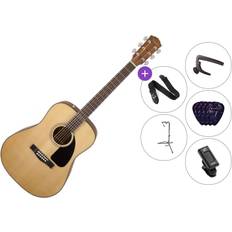 Fender CD-60 NA V3 Deluxe SET Natural Dreadnought-gitarr