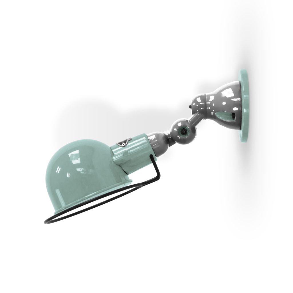 Signal SI300 væglampe fra Jieldé - Vespa green / Poleret/blank