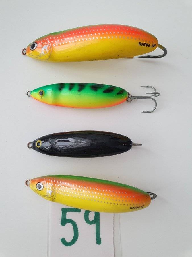 4 st Rapala Minnow.