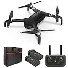 Drönare Med 2-Axlig Gimbal Quadcopter, Drönare Med 4K Roterbar Kamera, 1200M Hd-Videoöverföring, 50 Minuter (25+25) Flygtid, Borstlös Motor, 3 Positioneringsfunktioner (Färg: Svart)