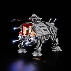 BRIKSMAX Lego Star Wars LED-belysningssats The Walker at-Te - kompatibel med Lego 75337 modellbyggklossar - inkluderar inte Lego-set