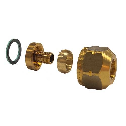 Ezze Halvkoppling PEX 15x2,5/G15