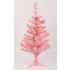 CONZEPT Kunstigt juletræ pink - 60 cm