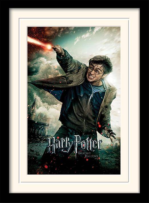 Harry Potter - Mounted & Framed 30X40 Print - Deathly Hallows Wand